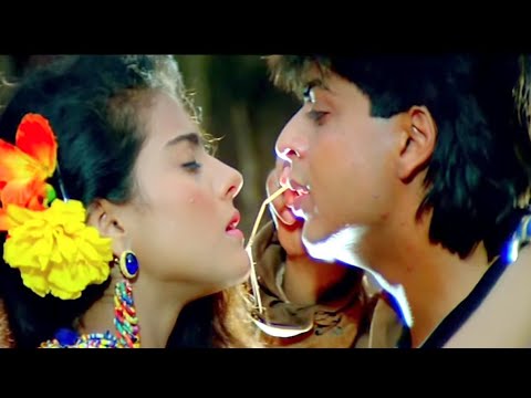 Jaati Hoon main - Karan Arjun | 4K HD | Shahrukh Khan & Kajol - Kumar Sanu - Bollywood songs