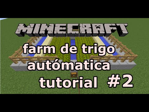 Como fazer farm de trigo automatica MINECRAFT PARTE #2 - YouTube