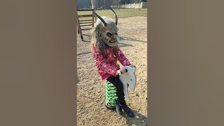 Krampus perchten ďábel čert rohatec Krampusak krampusmaske little Krampus
