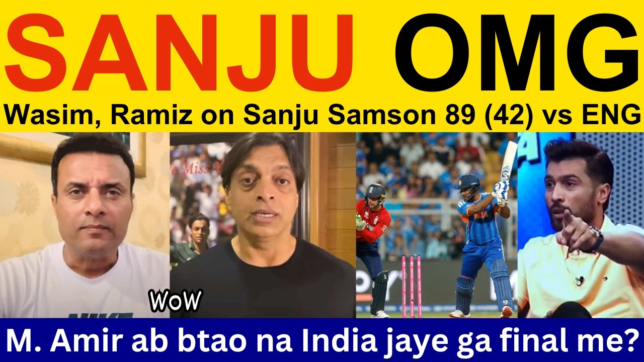 Pak media getting fan of Sanju Samson batting today | IND vs ENG T20 WC 2026 highlights | Pak reacts
