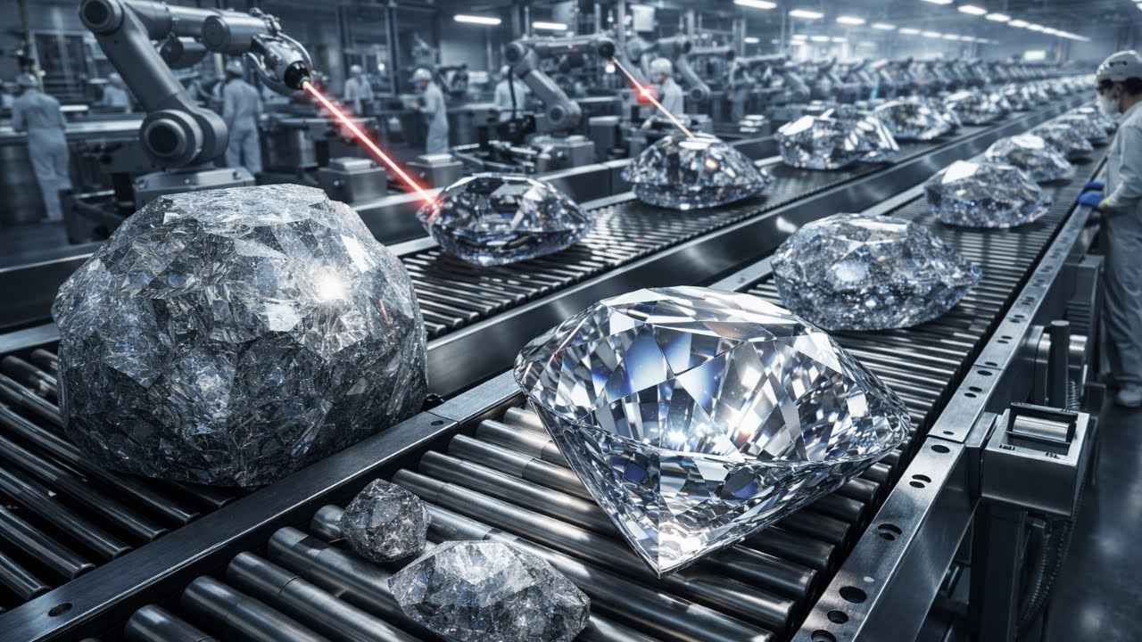 Inside a Modern Diamond Processing Factory You’ve Never Seen Before