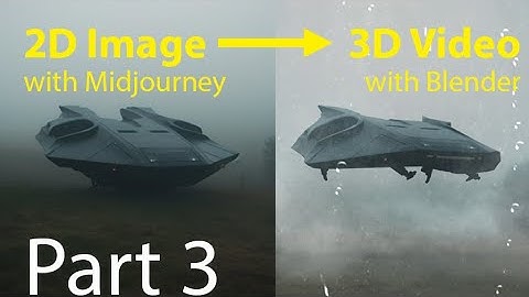 How to make Sci-Fi 3D Animation from Midjourney - full tutorial (Part 3)