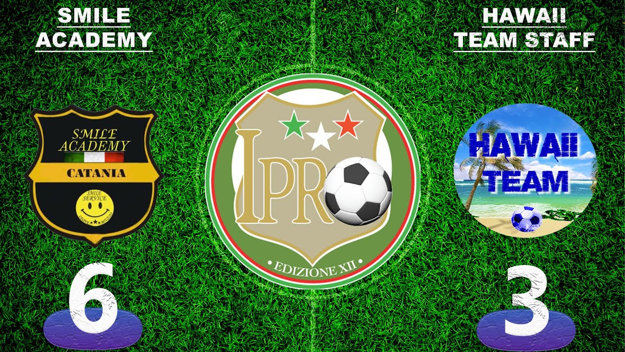 IPRO SERIE B| SMILE ACADEMY 6-3 HAWAII TEAM STAFF