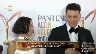 Pantene Altın Kelebek 2022: Zeynep Bastık ve Edis Kırmızı Halıda Resimi