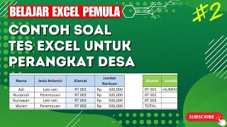 VILLAGE OFFICE EXCEL TEST #2