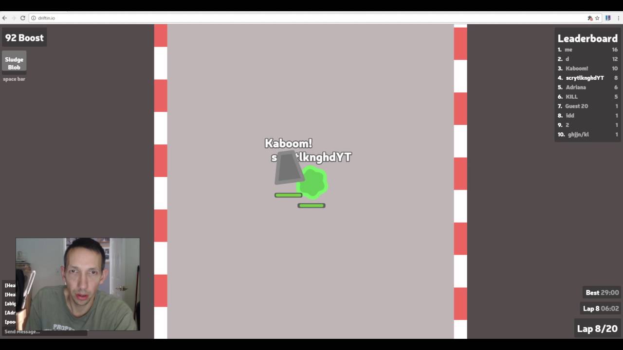 driftin io fun sludger class win