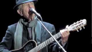 Leonard Cohen, The Partisan,  Dublin 12-09-2012 chords