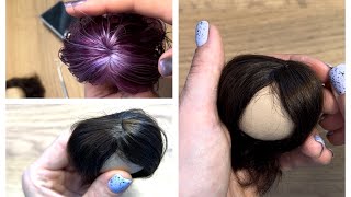 Как крепить волосы к голове куклы | как сделать пробор | причёска кукле | glue the doll&#39;s hair