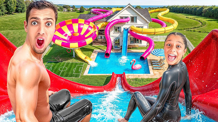 J’ai Construit un parc aquatique dans ma maison !