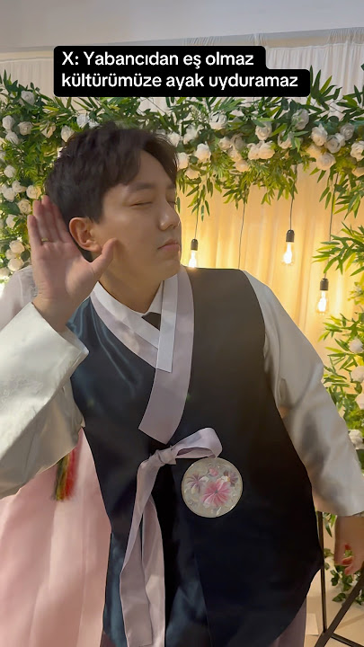 Efendim işitmedik 😅 #korea #marriage #wedding #love #dance #korelidamat #korea #öneçıkar #bayhan