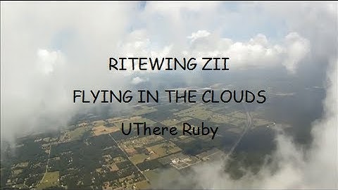 Ritewing Zephyr II Ruby assisted launch to the clouds FPV at SFCC