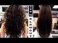 HOW TO BLOWOUT FRIZZY/CURLY | DIY SALON BLOWOUT