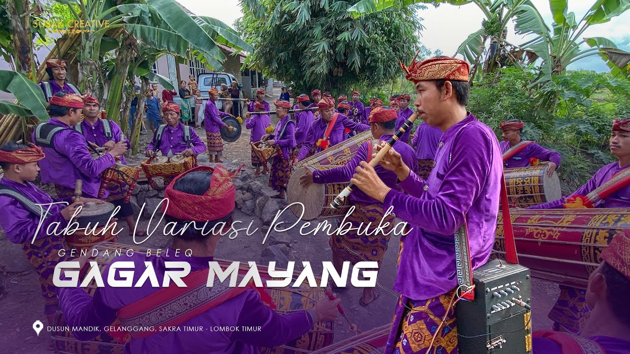 TERBARU❗️TABUH VARIASI PEMBUKA GENDANG BELEQ GAGAR MAYANG | DI DUSUN MANDIK, GELANGGANG - SAKTI