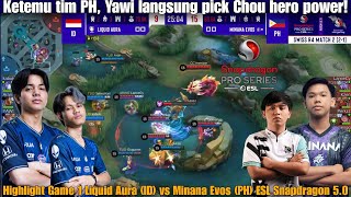 Highlight Game 1 Liquid Aura (ID) vs Minana Evos (PH) ESL Snapdragon 5.0 #mobilelegends #mlbb