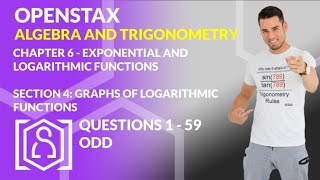 OpenStax: Algebra and Trigonometry - Chapter 6, Section 4 | Graphs of Logarithmic Functions