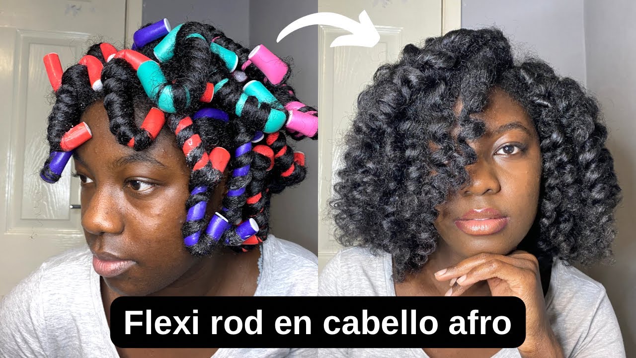 Como usar Flexi robs en cabello natural sin calor | Resultado perfecto