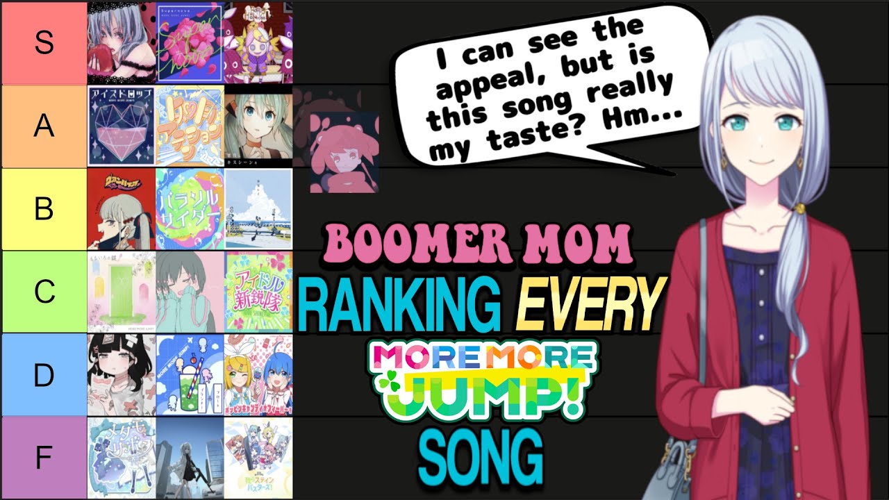 BOOMER MOM Ranks ALL MORE MORE JUMP! Songs [AS OF 3/7/25]