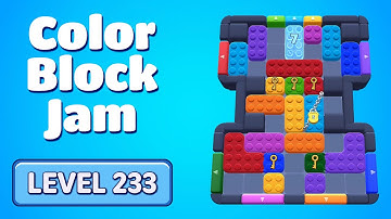 Color Block Jam Level 233 Solution Walkthrough