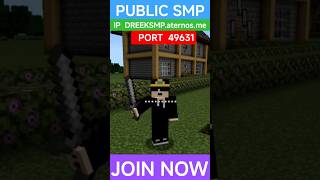 minecraft public smp join now | minecraft public server | minecraft public DREEKSMP#shorts#viral