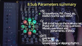 Cosmos Quencer short demo 02 about Sub Parameter