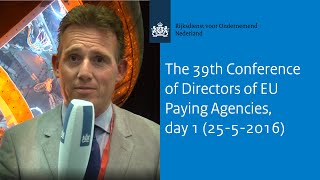 The 39th Conference of Directors of EU Paying Agencies,  day 1 (25-5-2016)