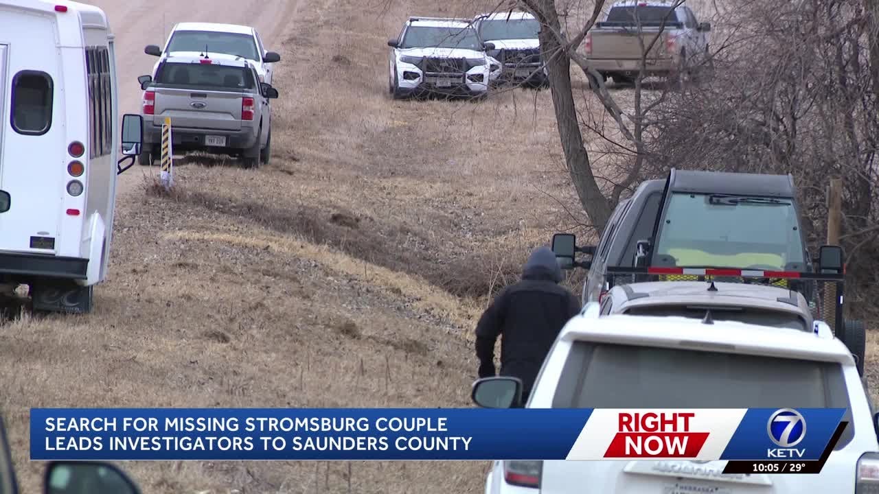 Authorities searching in Saunders County for a Nebraska couple believed to be dead
