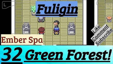 Pokemon Fuligin Part 32 PokeFan Get Refreshed In Ember Spa And Route 35 & 36 And Green Forest
