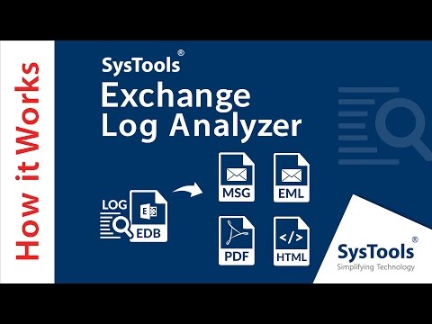 Log Viewer for analyzing Exchange Server EDB LOG Files