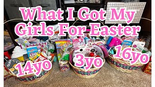 What I Got My Kids For Easter  Easter basket ideas | Easter for 316yo stuffed with amazing items!