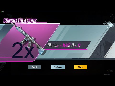 very crazy create opening 2x glacier m416| უშეშლილესი ქრეით ოფენინგი რომელიც ყველამ უნდა ნახოს
