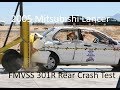 2000-2007 Mitsubishi Lancer Sedan FMVSS 301R Rear Crash Test