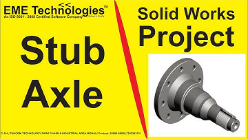 Stub Axle - Solid Works Projects