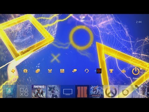 PlayStation Plus 7 Year Birthday Theme Design PS4