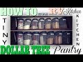 HOW TO Set up an RV Kitchen | Dollar Tree PANTRY | Tiny House | Tiny Kitchen