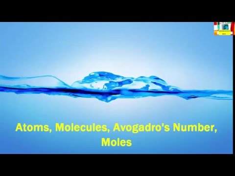 atoms, molecules, avogadro's number, moles - YouTube