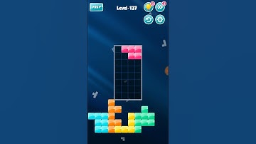 Block! Basic Novice Level 137 Walkthrough Solution