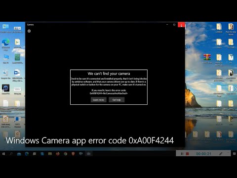 Error code 0xa00f4244 in Windows 10. How to fix camera is not working in win 10