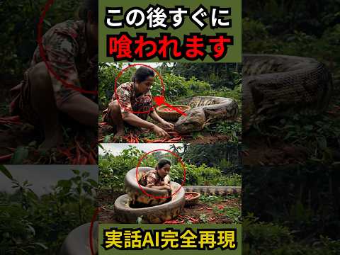 『実話』農作業中のお母さんがヘビに丸飲みされた事件(2024年インドネシア)