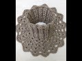 سكارف كروشيه مغلق سهل وبسيط crochet \neck warmer\How to crochet