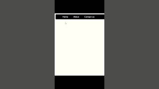 Create a Navigation Bar in Html and Css  #shorts #css #html #mscubetech