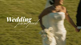 Wedding Preset Pack | Editorial & Moody Presets for Lightroom