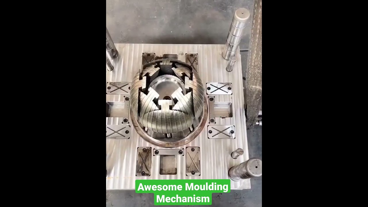 Awesome Precise Moulding Mechanism | Die Mould Manufacturing | #cad #cam #cnc #shorts