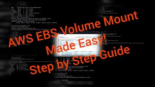 Mounting an AWS EBS Volume on an EC2 Instance | Step-by-Step Guide #beginnerfriendly #awstutorial