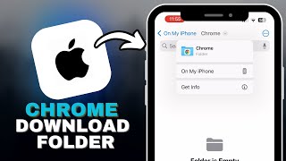Where Is Chrome Download Folder In iPhone in SECONDS!