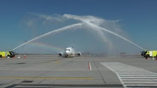 Sólyom Airways Boeing 737-500 Inaugural Flight to Budapest