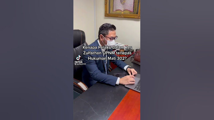Kenapa pelaku kes Zulfarhan terlepas hukuman mati???