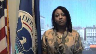 Dionne Chisolm with DHS