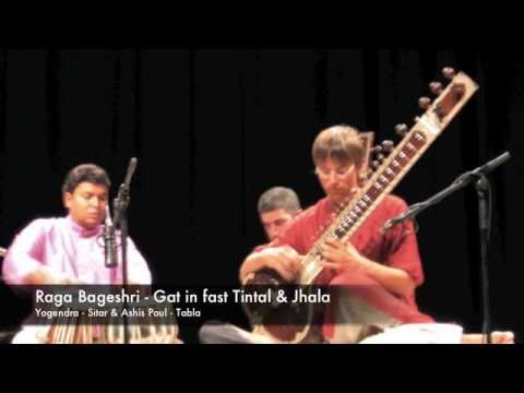 Raga Bageshri 3/3 - Gat in fast Tintal & Jhala: Yogendra (Sitar) & Ashis Paul (Tabla)