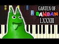 Garten of banban 83 trailer piano cover