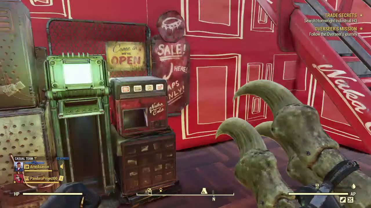 Glass C.A.M.P. cliffs and lead deposits Fallout 76 livestream great C.A